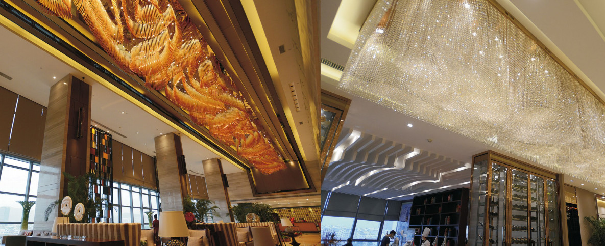 High-Grade Crystal Commercial Luxury Large Chandeliers Customized