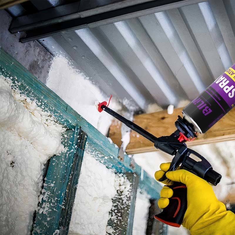 900ml Expandable PU Foam Spray High Bonding Mildew And Erosion Resistant