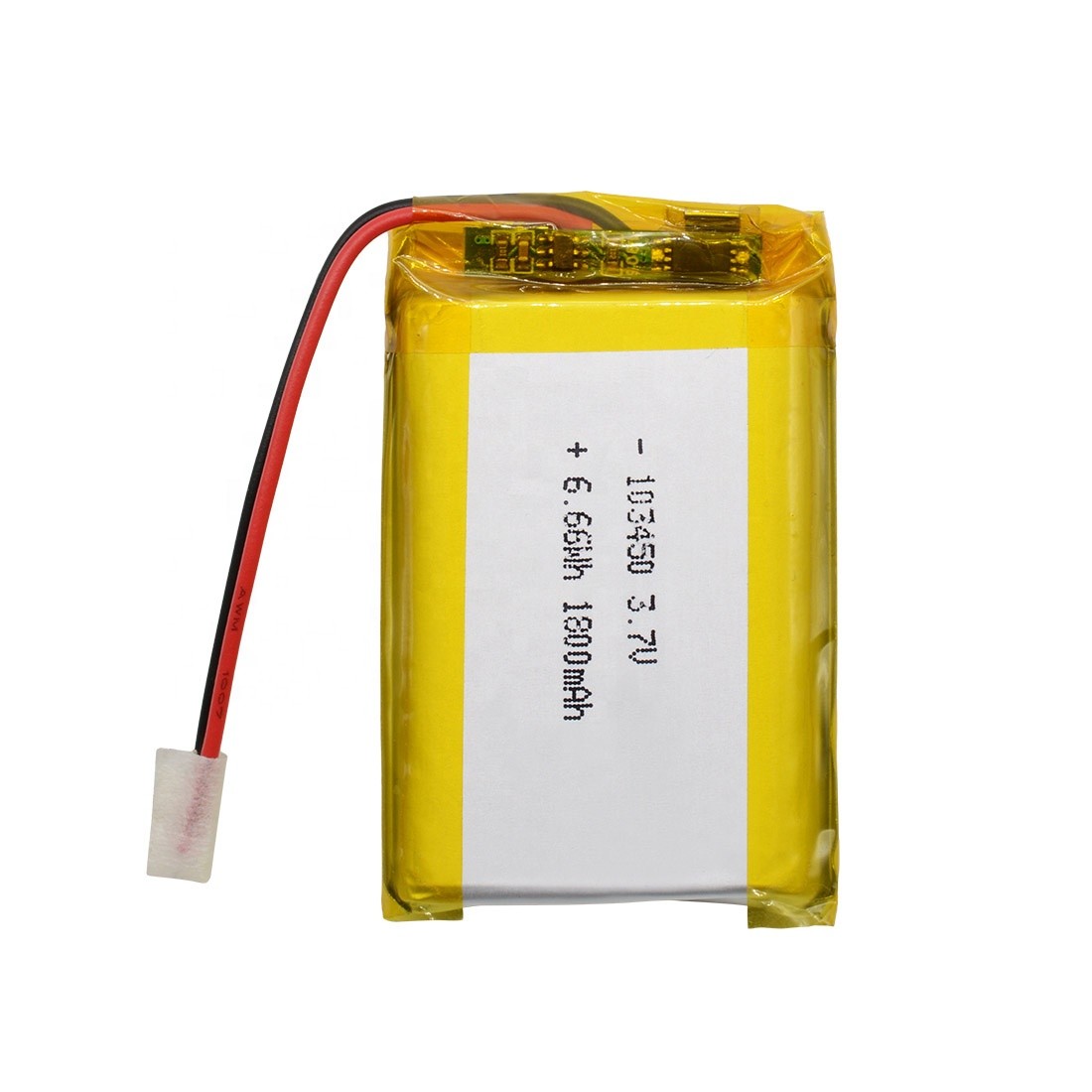 UL/IEC 2000mAh 103450 3.7V Rechargeable Battery Pack