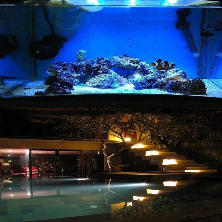 AC 85-265V Underwater Pond Lights , LED Underwater Spotlight 90 Degree Beam Angle