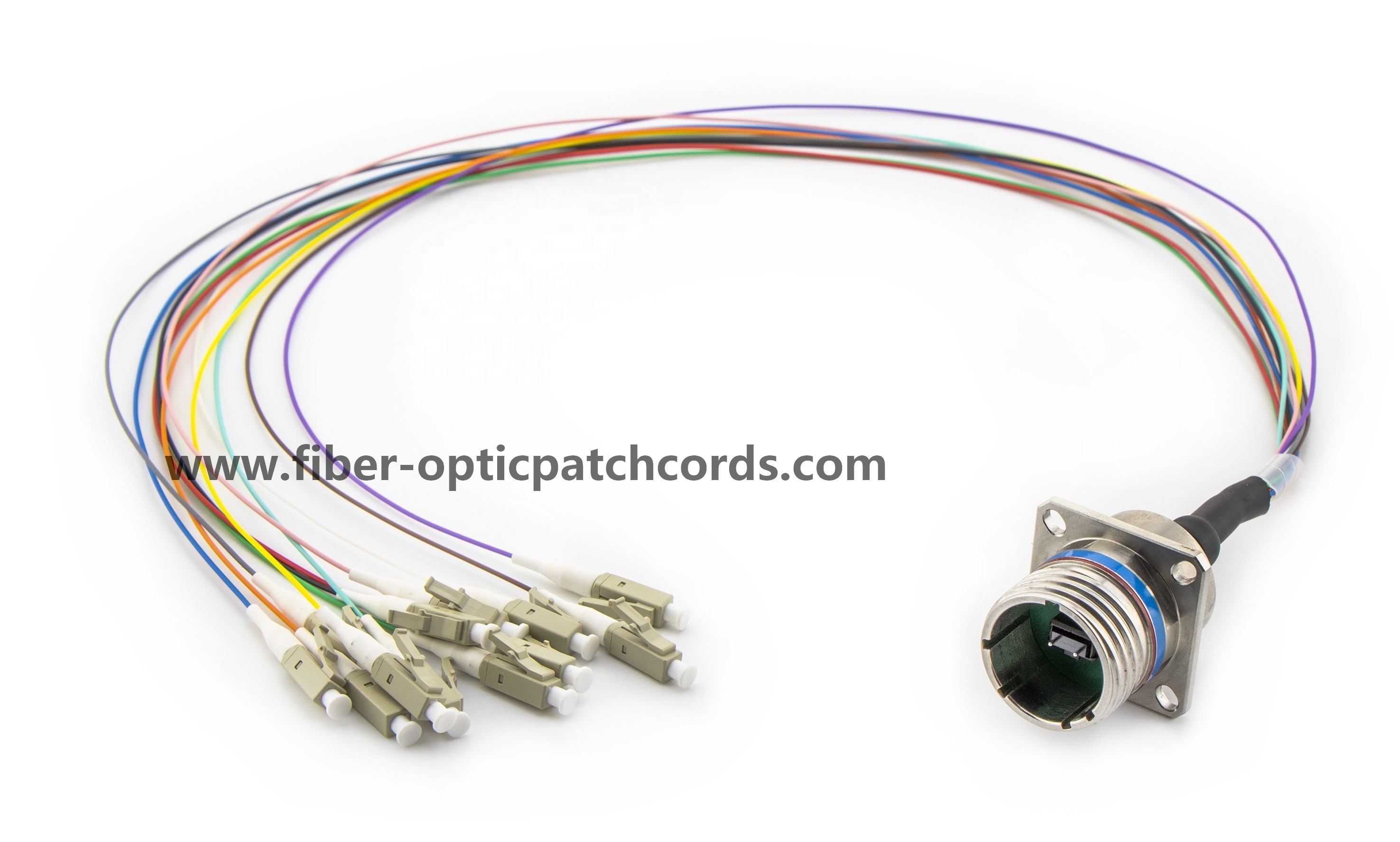 MTC Pushable Fiber Optic Patch Cord SC/APC Field Shield Fiber Pathway Push-Pull Type