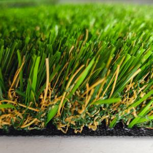 Multi Color Blended 38mm Non Infill Artificial Grass High Density Anti Abrasion