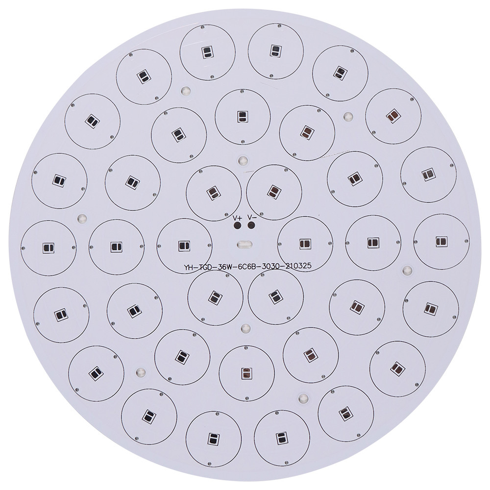 SMD 12W LED Printed Circuit Board Copper Thickness 1OZ 2OZ 30Z