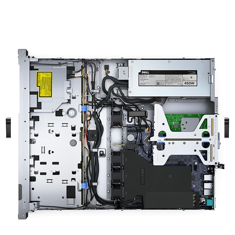 4Core Dell R250 1U Rack Server E-2314 8G 1T SATA DVDRW 450W Single-channel ERP Storage
