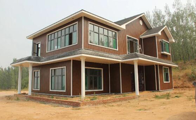 Construction Of Good Appearance Design Light Gauge Steel Frame Prefab House Villa Light Steel Framing Structure
