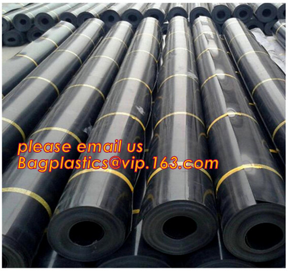 2mm HDPE reinforced polypropylene geomembrane for landfill,Geomembrane fish farming Pond Liner Hdpe Geomembrane BAGPLAST