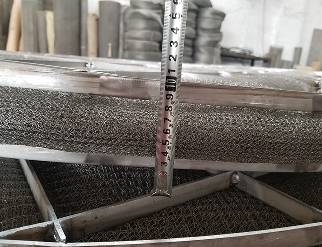 4.5m Diameter Wire Mesh Demister SS321 Scrubber Mist Eliminator