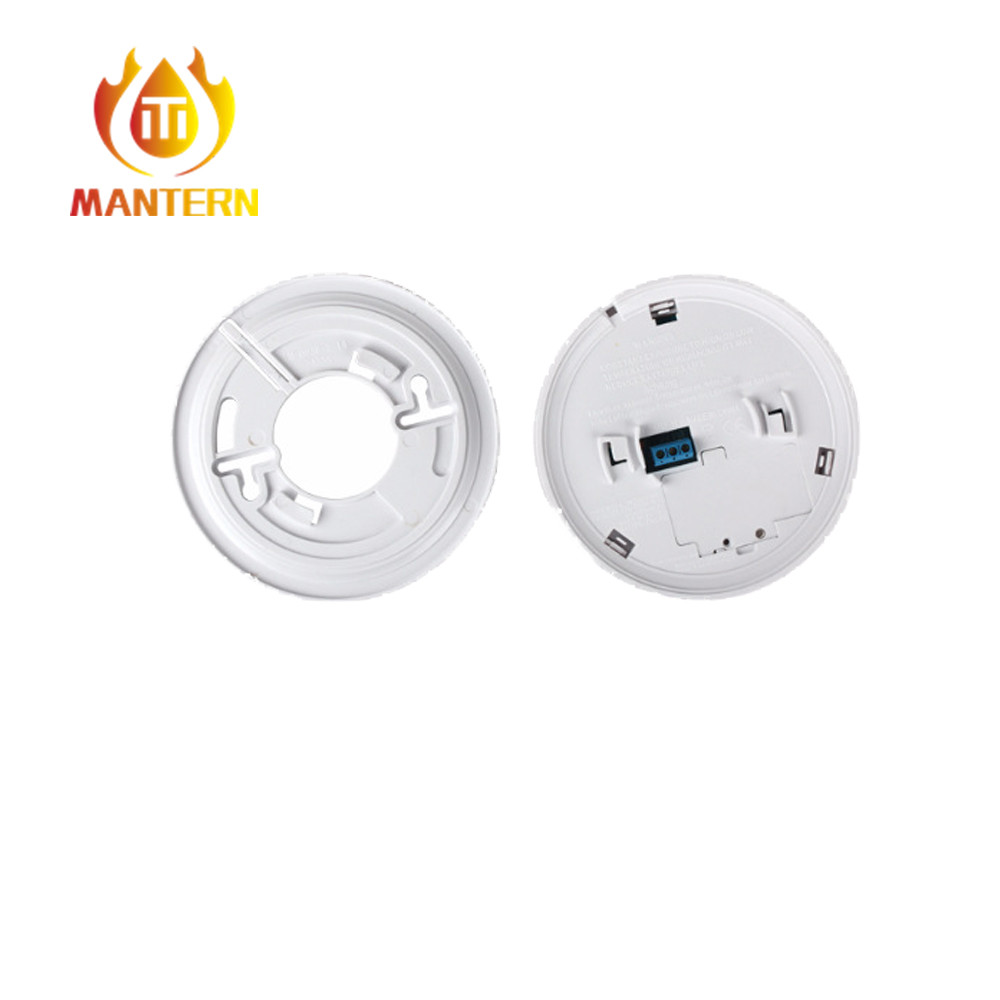 110V / 220V AC Smoke Alarm Detector , Photoelectric Fire Detector Stable Working