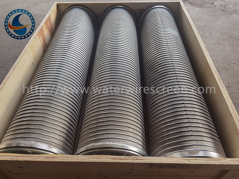 Slotted Wedge Wire Screen Filter Johnson Well Mesh Stainless 304 316 316l