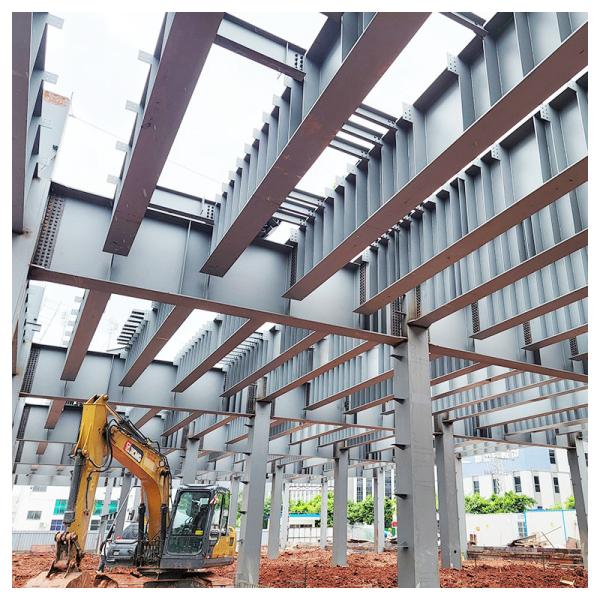 Prefabricated Metal Storage Buildings , Sandwich Panel Steel Building Workshop