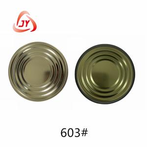 Round Tinplate Can Lids With Easy Open Sealing Type And Durability