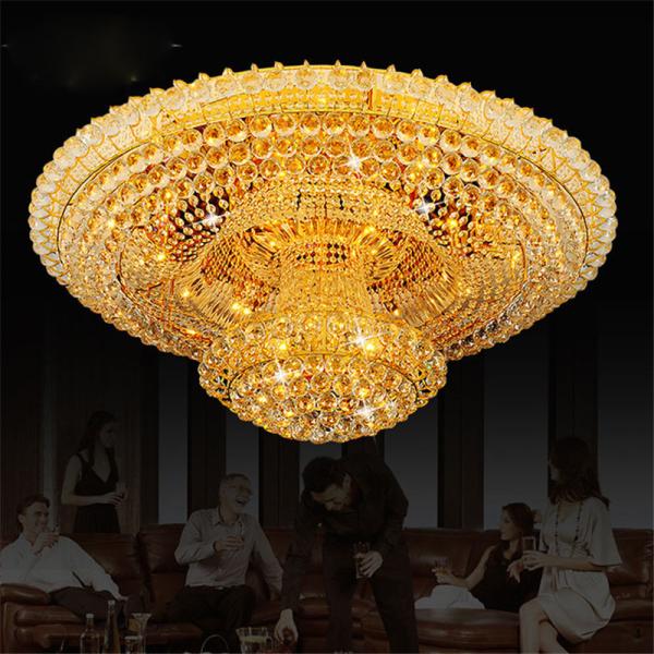 Contemporary Rose gold crystal ceiling lights for Home Project Lighting Fixtures