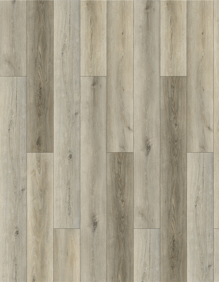 Residential Embossed Texture Luxury Rigid Core Sound-Absorbing Vinyl Herringbone SPC Flooring