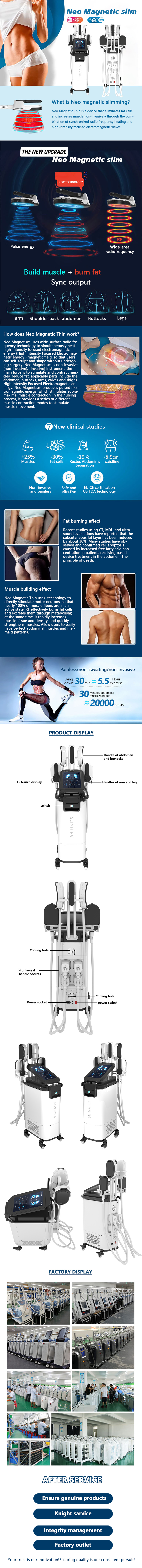 240V 60Hz Electronic Muscle Stimulator Weight Loss Magnetic Wave Machine