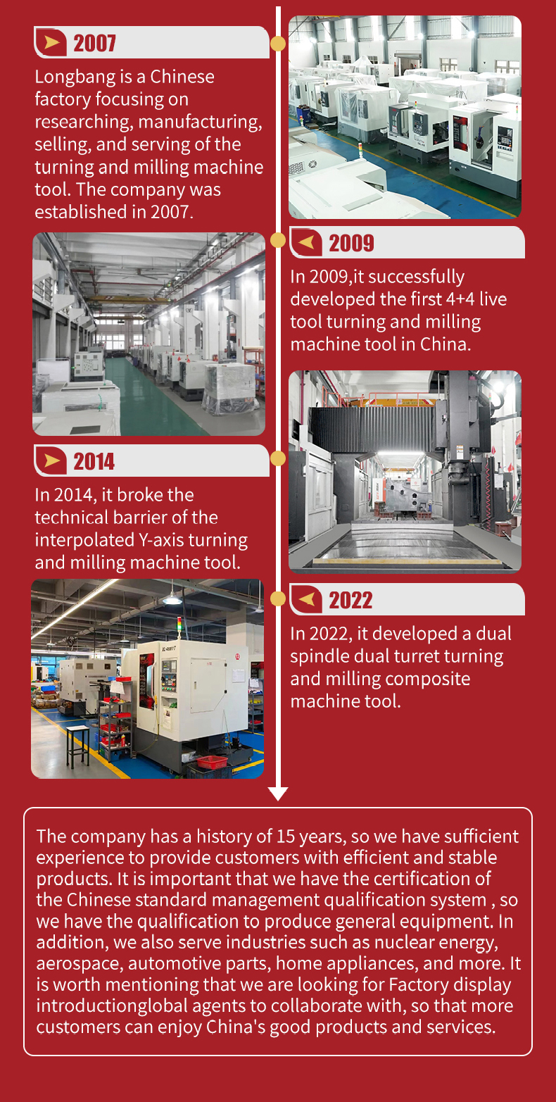Metal Industrial Double Spindle Cnc Turning Machine FANUC Control System