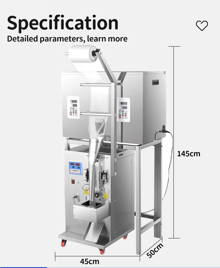 High Grade Automatic Hardware Fittings Screw Sorting Counting Small Bag Pouch Furniture Accessories Packing Machine