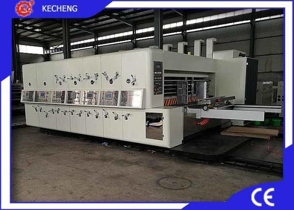 1628 Flexo Printer Slotter Lead Edge Feeding / Four Colour Flexo Printing
