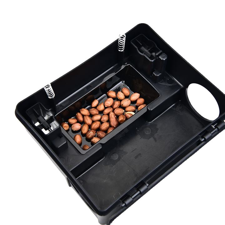 Black Sustainable Pest Control Rodent Mouse Bait Station with Sticky Trap