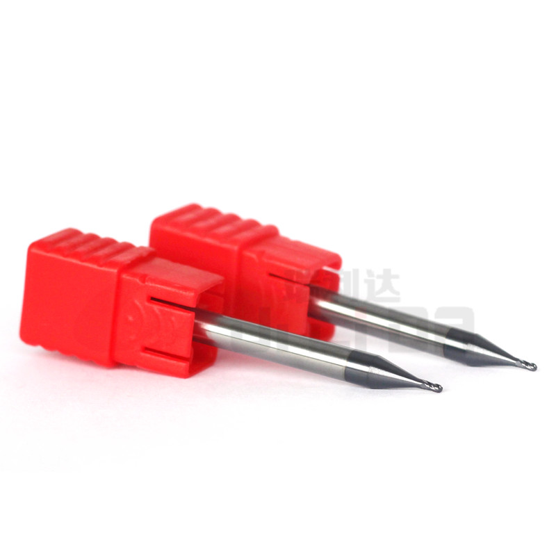 1mm 4 Flute Ball Nose End Mill Machining 1/8 Shank Tungsten Solid Carbide