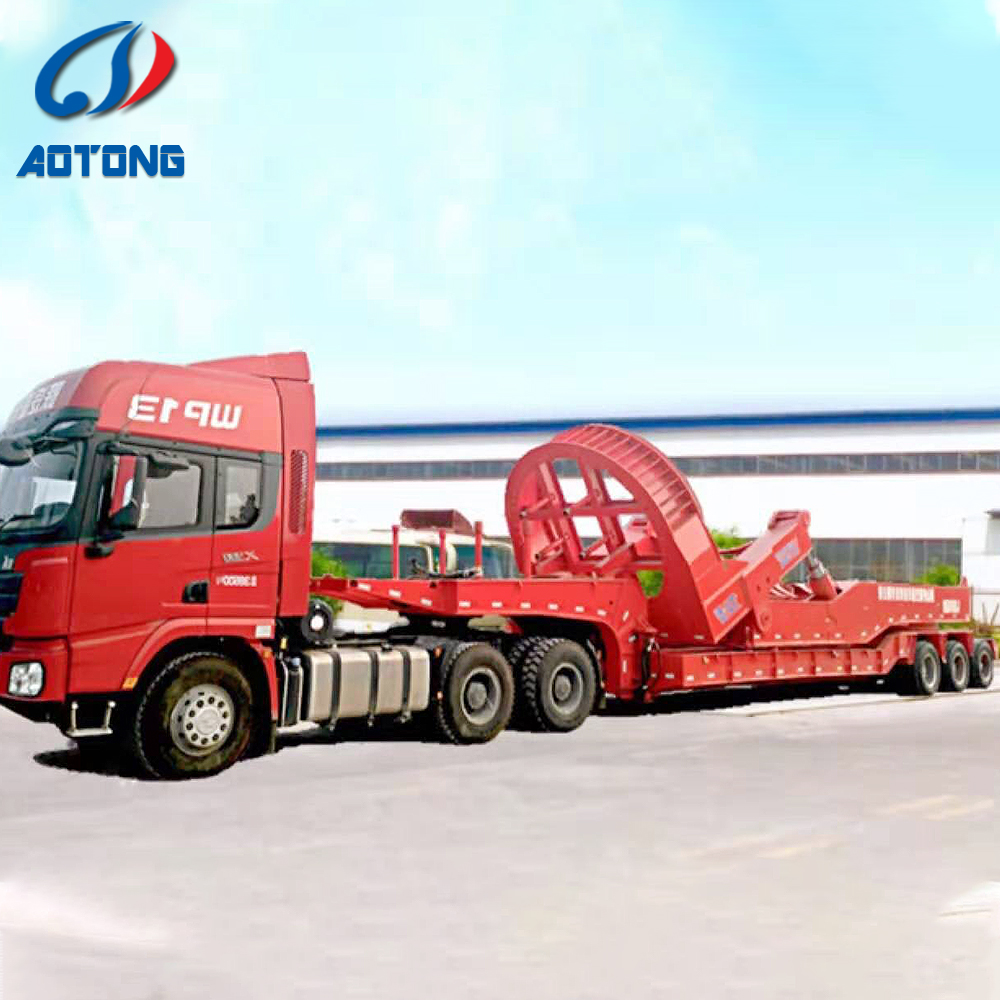Hydraulic Multi Axle 35-100 Ton Bulk Cargo Carrier Lowboy Trailer Within Your Budget