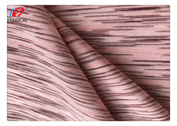 Weft 92 Polyester 8 Spandex Fabric Single Jersey For Sport Garment