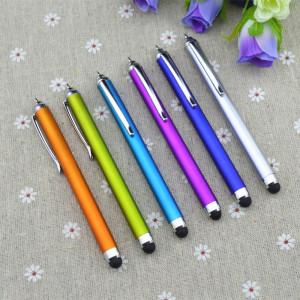 2015Promotional hot selling custom logo touch pen, touch screen pen, gift stylus