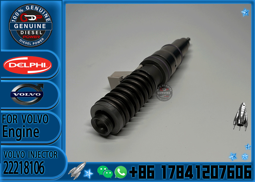 22479124 22052772 22218106 Fuel Injector For Volvo Engine 20430583 20440388 22012829 Diesel Engine Part Injector