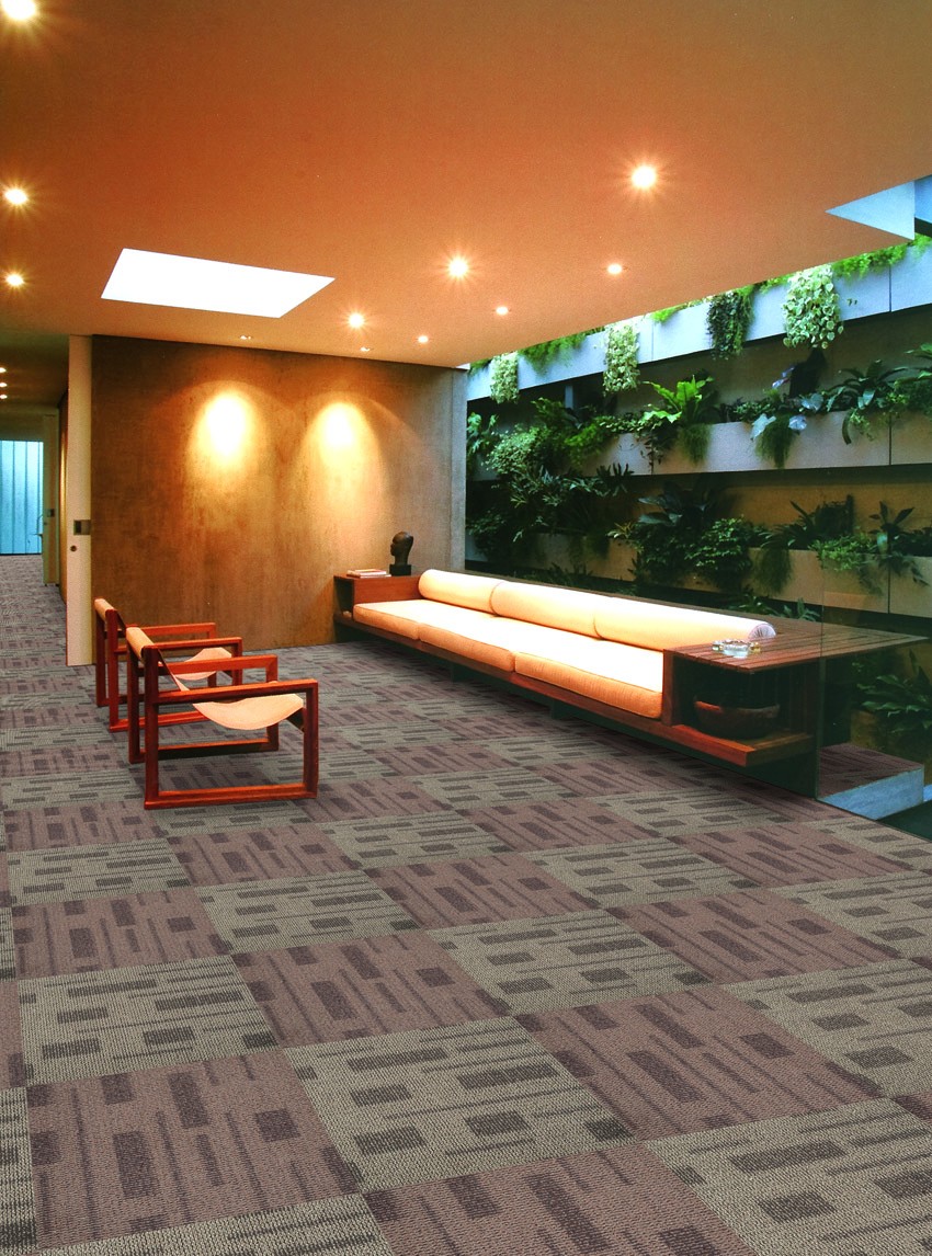 Jacquard 50*50cm PP carpet tile for conference room
