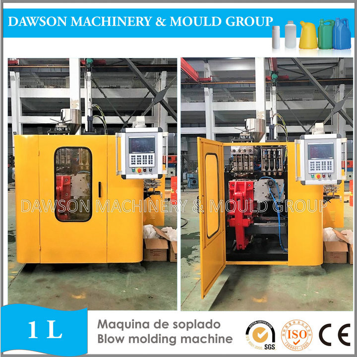 1L DSB65I Plastic Blow Molding Machine Two Cavity HDPE Bottle Blowing Machine