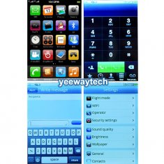 HiPhone (J8) Quad Band Dual Cards Dual Cameras WiFi Color TV Bluetooth Java 3.5