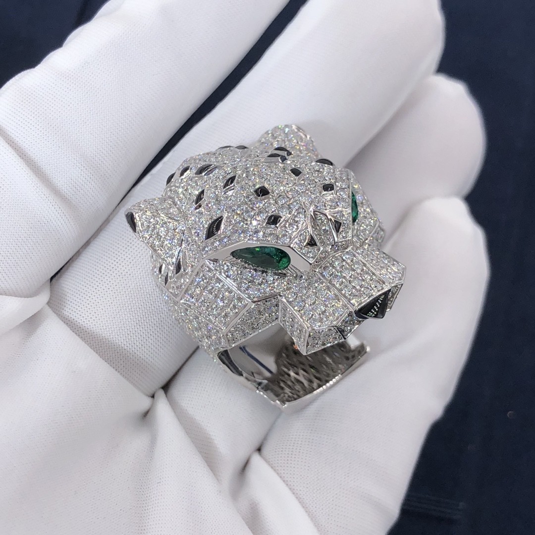 Hot Selling Natural Diamond Jewelry 18k Gold Car Tier PanthèRe De Car tier Ring
