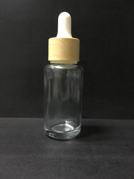 Transparent 30ml Essential Oil Bottles Glass Dropper Bottle With Plastic Cap