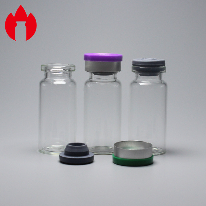 Chinese Standard 10ml Clear Single Dose Glass Vials Empty Crimp Neck Bottle
