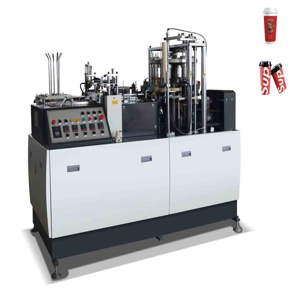 PE Coated Paper Tea Cup Making Machine 40ml-16 Oz Disposable Cup Machine