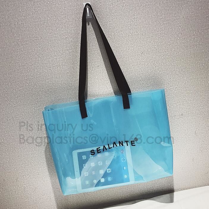 laser PVC beach shoulder Hand bags fashion beach bags, waterproof outdoor beach bean hand bag, PVC waterproof beach bag