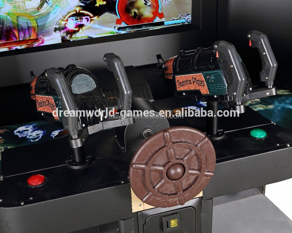 PlayFun Factory Directly Sale Amusement Park Mall Coin Operated 4 in 1 Firearms Shooting Arcade Video Game Machine for Kids