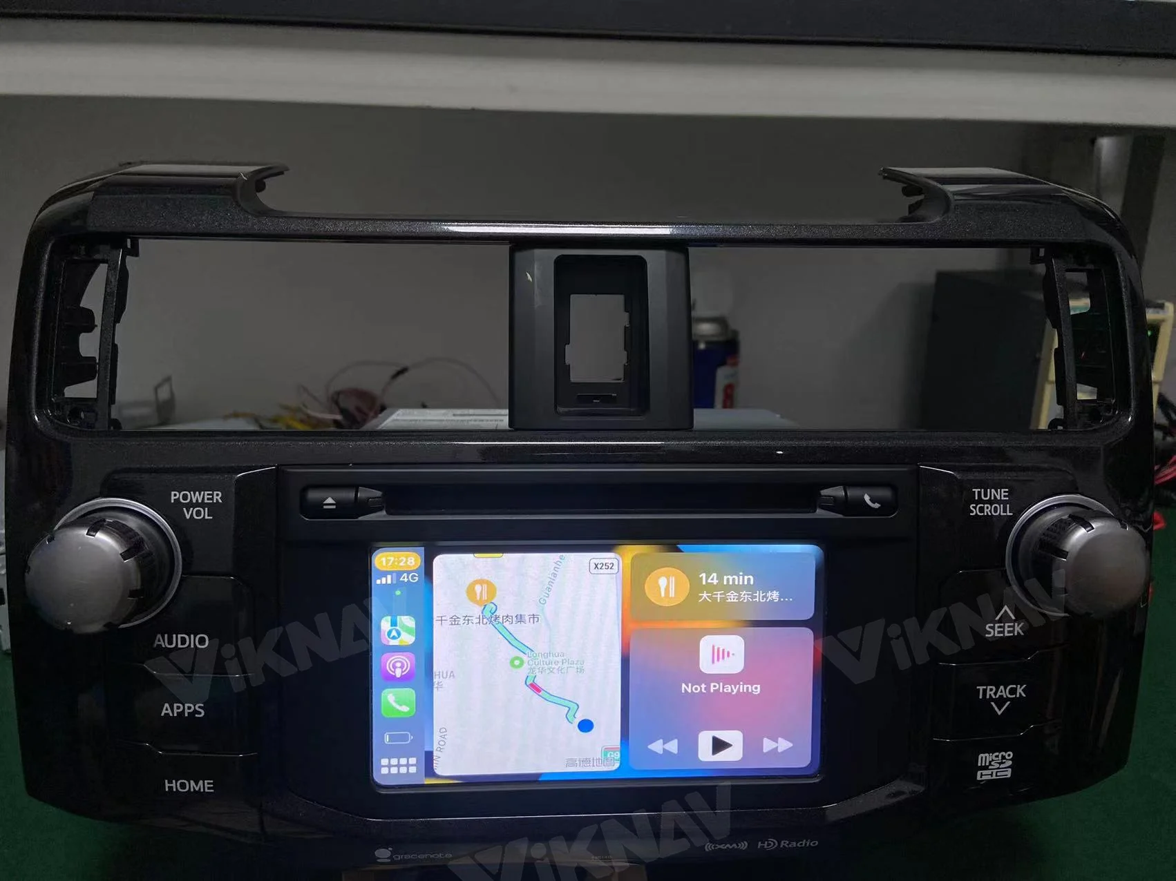Viknav Linux System OEM Car For Toyota Crown Fujitsu Ten 2014-2019 Upgrade Decoder Box MuItimedia Wireless CarPlay