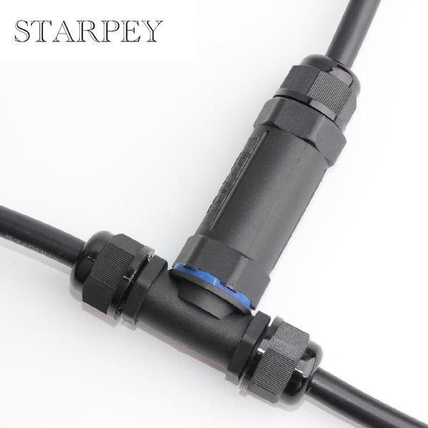 Quality T Type 4 pin wire underwater connector electrical quick fast installation 4 ways IP68 waterproof connector for sale