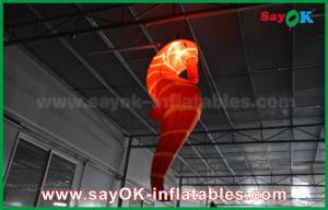 China CE Inflatable Lighting Decoration , Custom Inflatable Red Sea Horse For Exhibition on sale