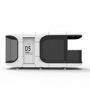 Capsule Prefab House Steel Structure Modular Container Home Customized Color