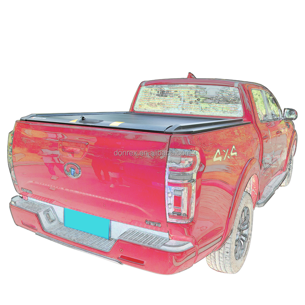 Roll Up Operation Hard Type Car Offroad Universal Aluminium Folding Truck Bed Cover