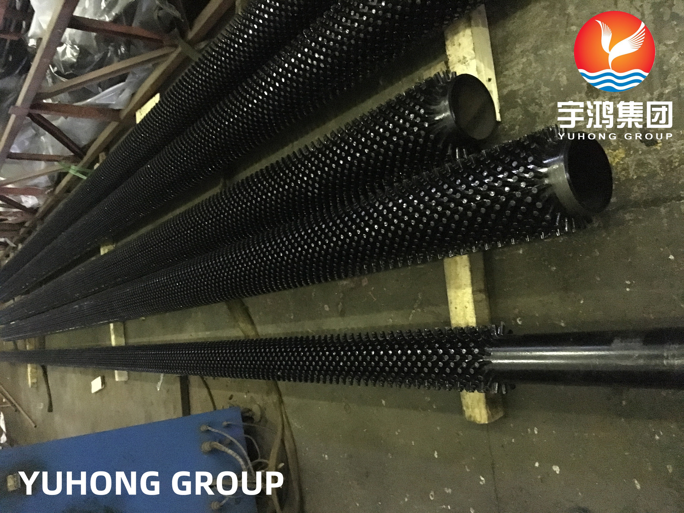 ASTM A335 P9 Studded Fin Tube For Fired Heater Steam Boiler