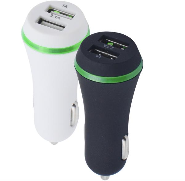 Shenzhen Universal Dual Ports Quick USB Car Charger Double USB Fast Car LED