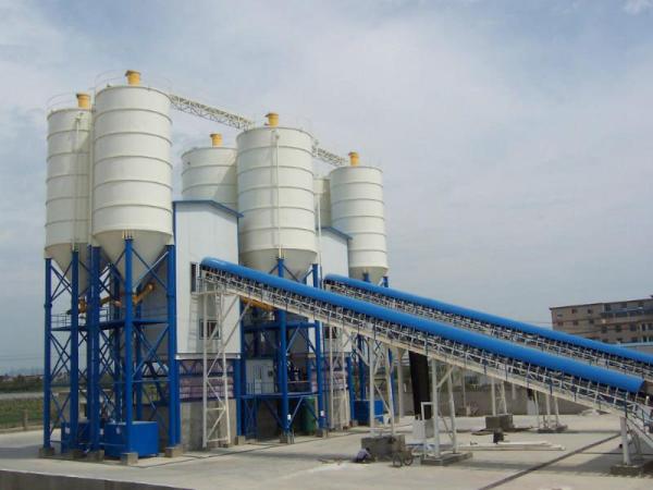 HZS120 Concrete Batching Plant Stationary Modular Design Easy Installation And