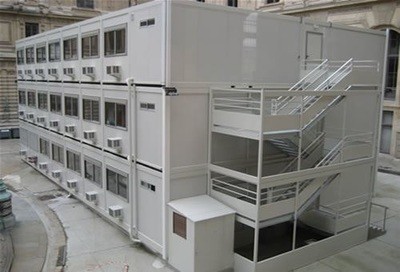 Economical Practical Steel Container Houses , Safe Steel Shipping Container Homes