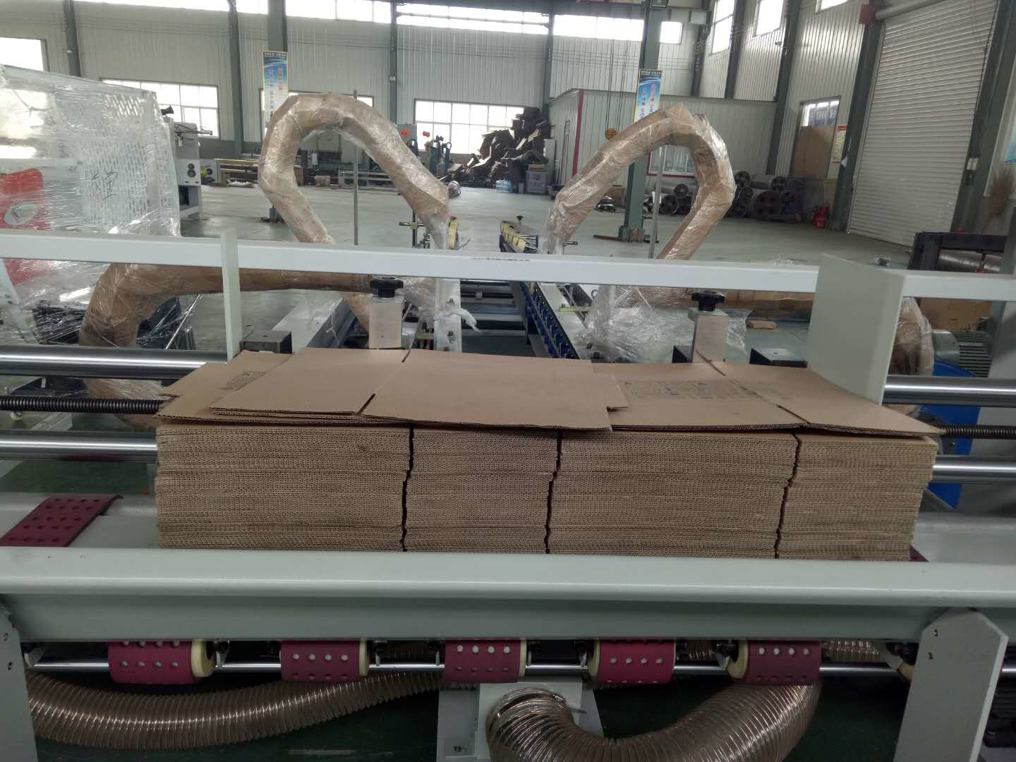 ISO High Speed Corrugated Box Folder Gluer Machine 380V 50HZ