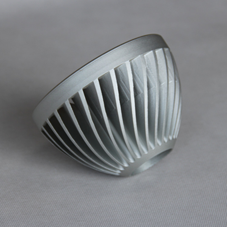 Powder Spraying Oxidation Aluminum Heat Sink Extrusions For Household Electric Light