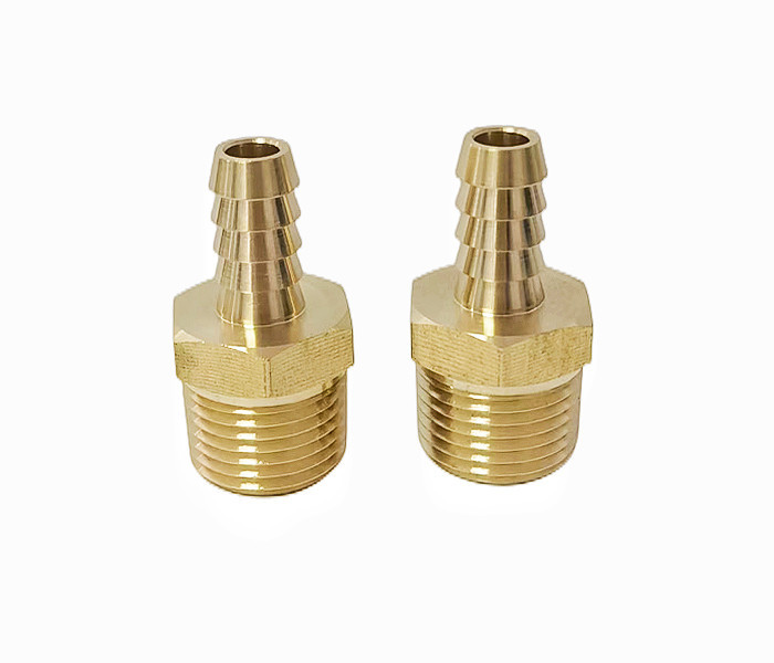 Male Thread Brass Pipe Fitting 1/4" Pipe X 1/2" NPT