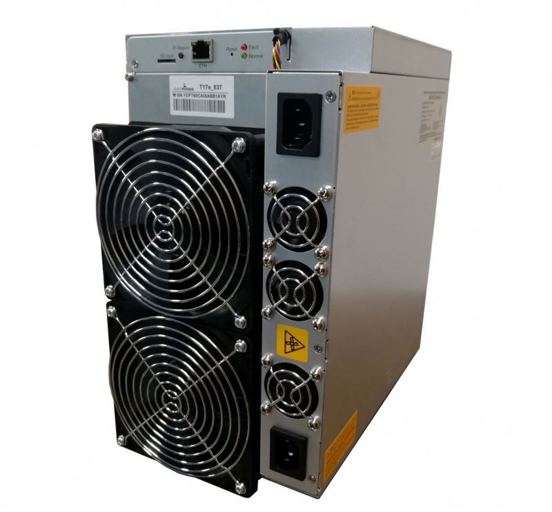 12V 2915W Second Hand Miner Bitmain Antminer T17E 53TH ASIC Type