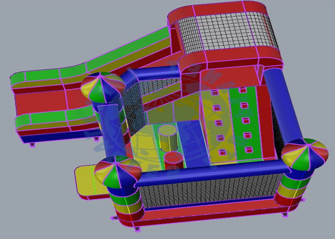 EN14960 410D Jumping Inflatable Children Bounce House
